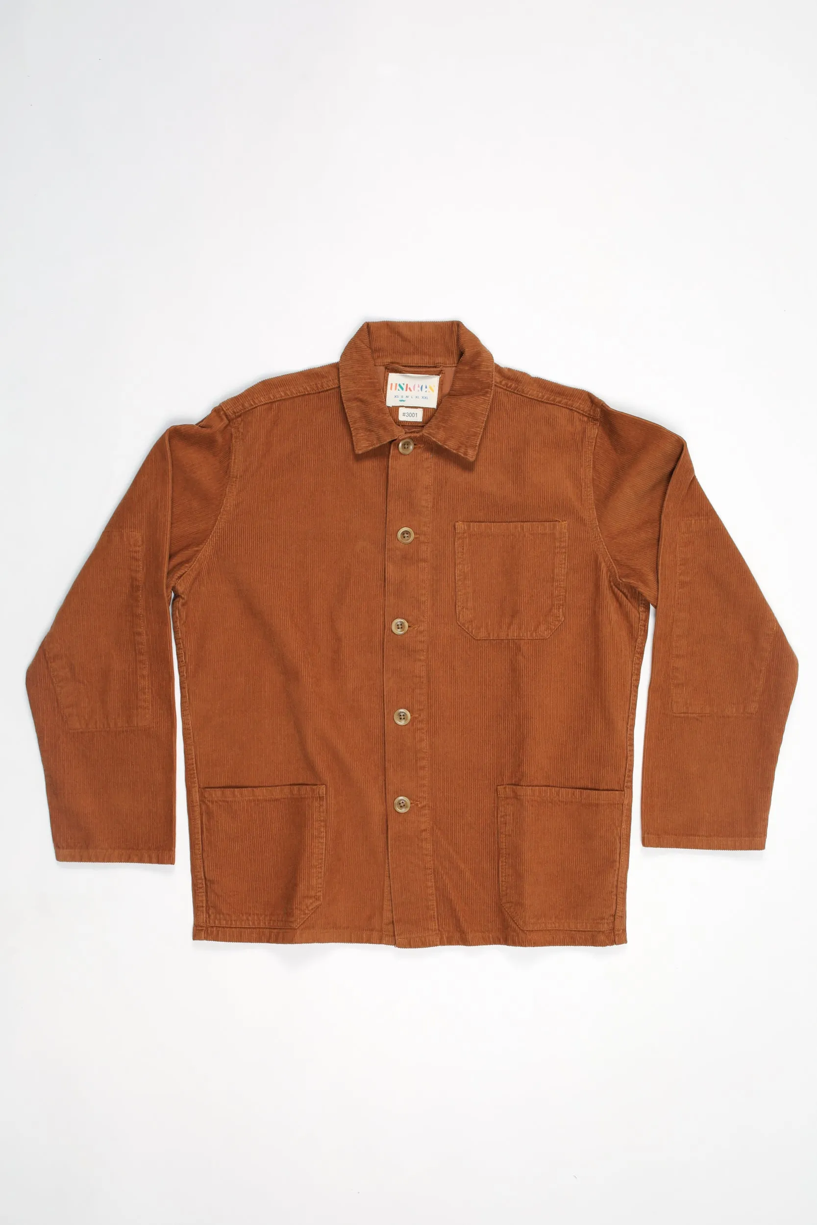 3001 Cord Button Overshirt | Tan