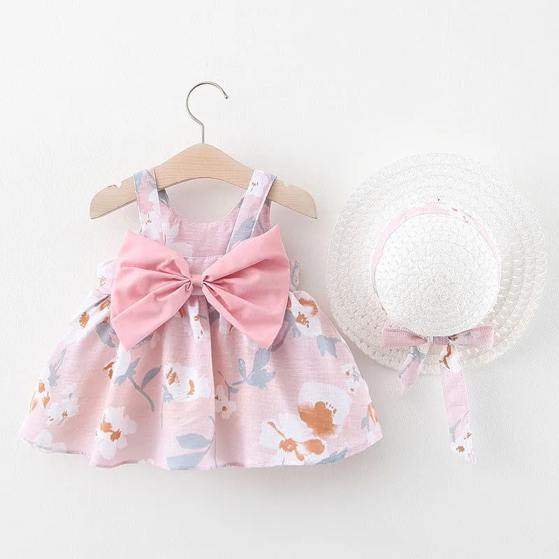 Adorable Bowknot Cotton Flower Skirts