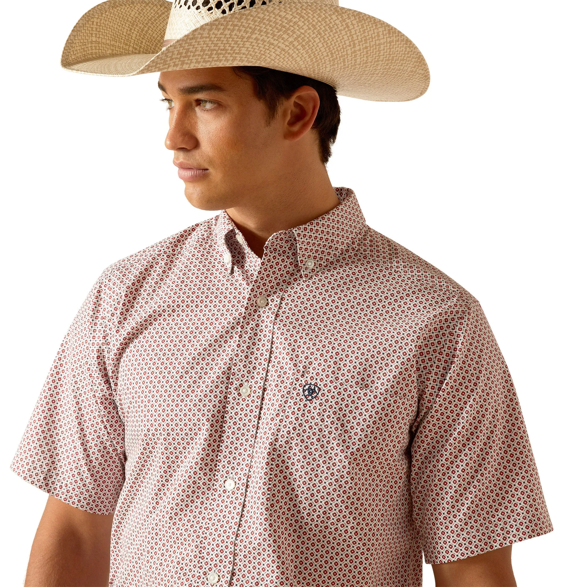 Ariat Men's Short Sleeve Fitted Teagan