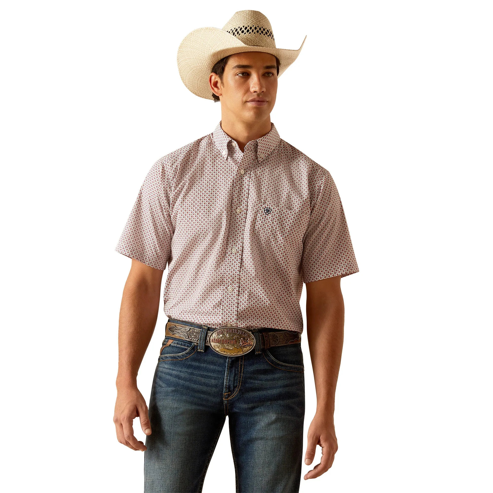 Ariat Men's Short Sleeve Fitted Teagan