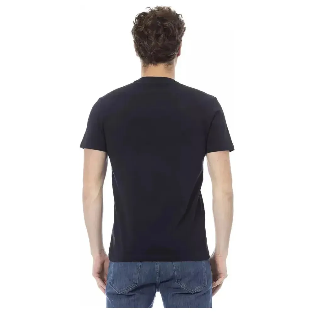 Baldinini Trend Blue Cotton Men T-Shirt