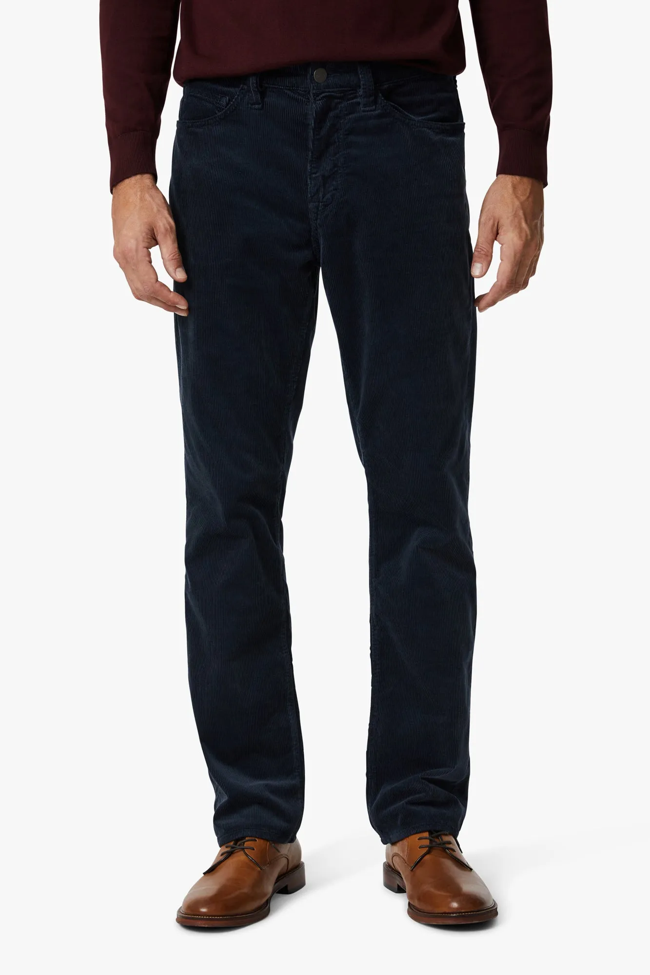 Charisma Relaxed Straight Pants In Navy Cord