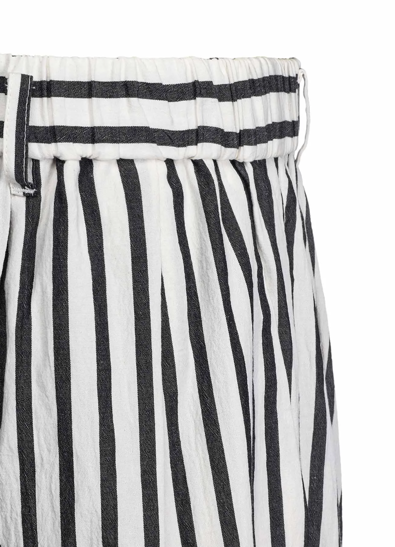 COTTON STRIPE PANTS (L)