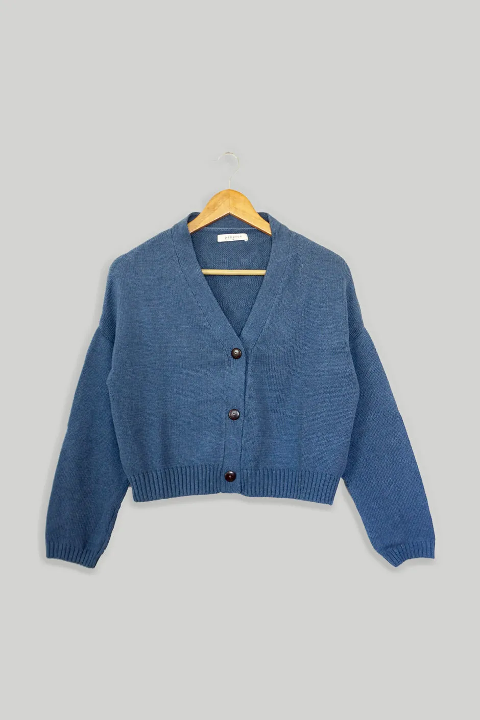 Diana Cardigan in Denim Blue