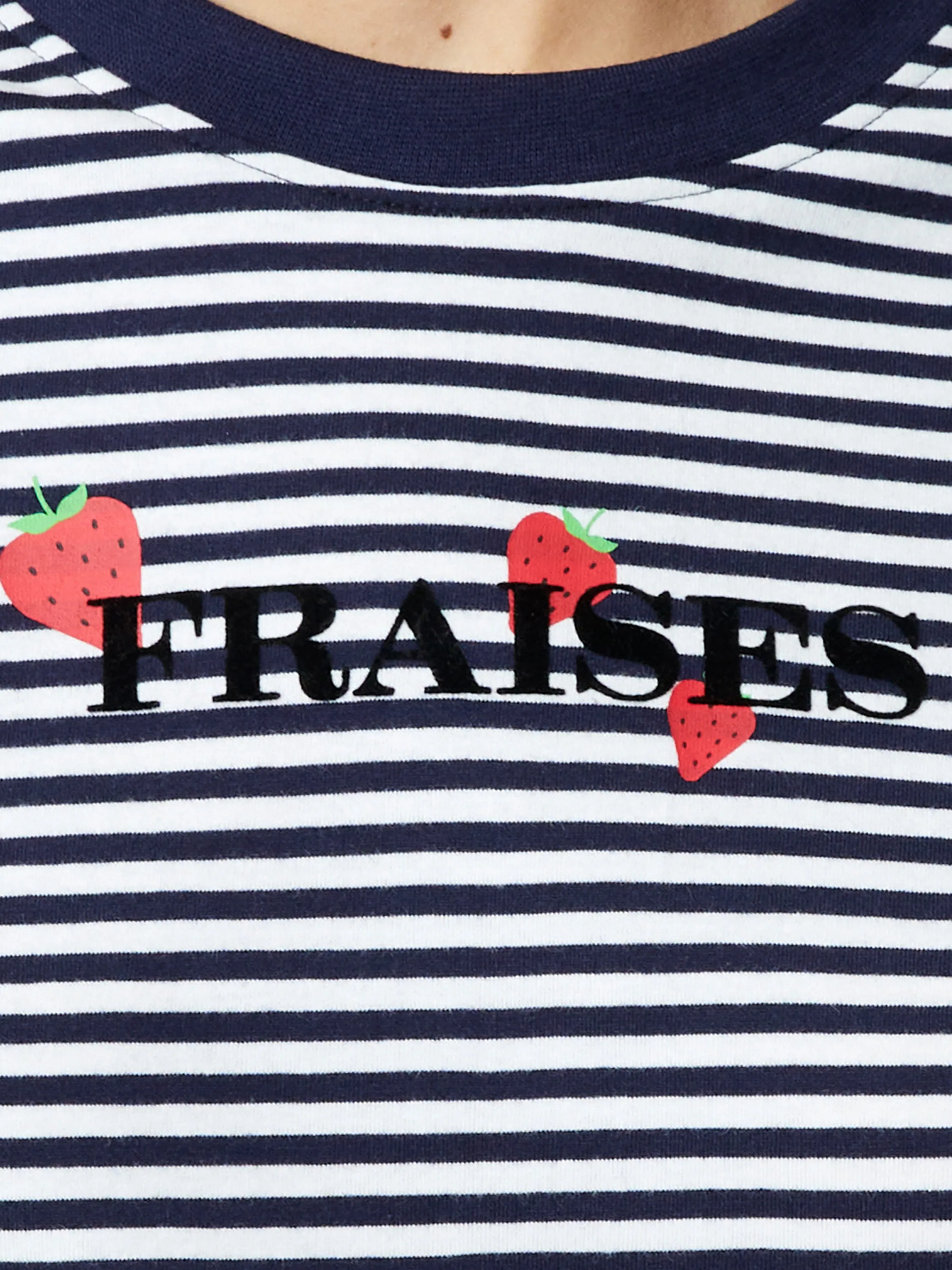 Fraises Stripe T-Shirt