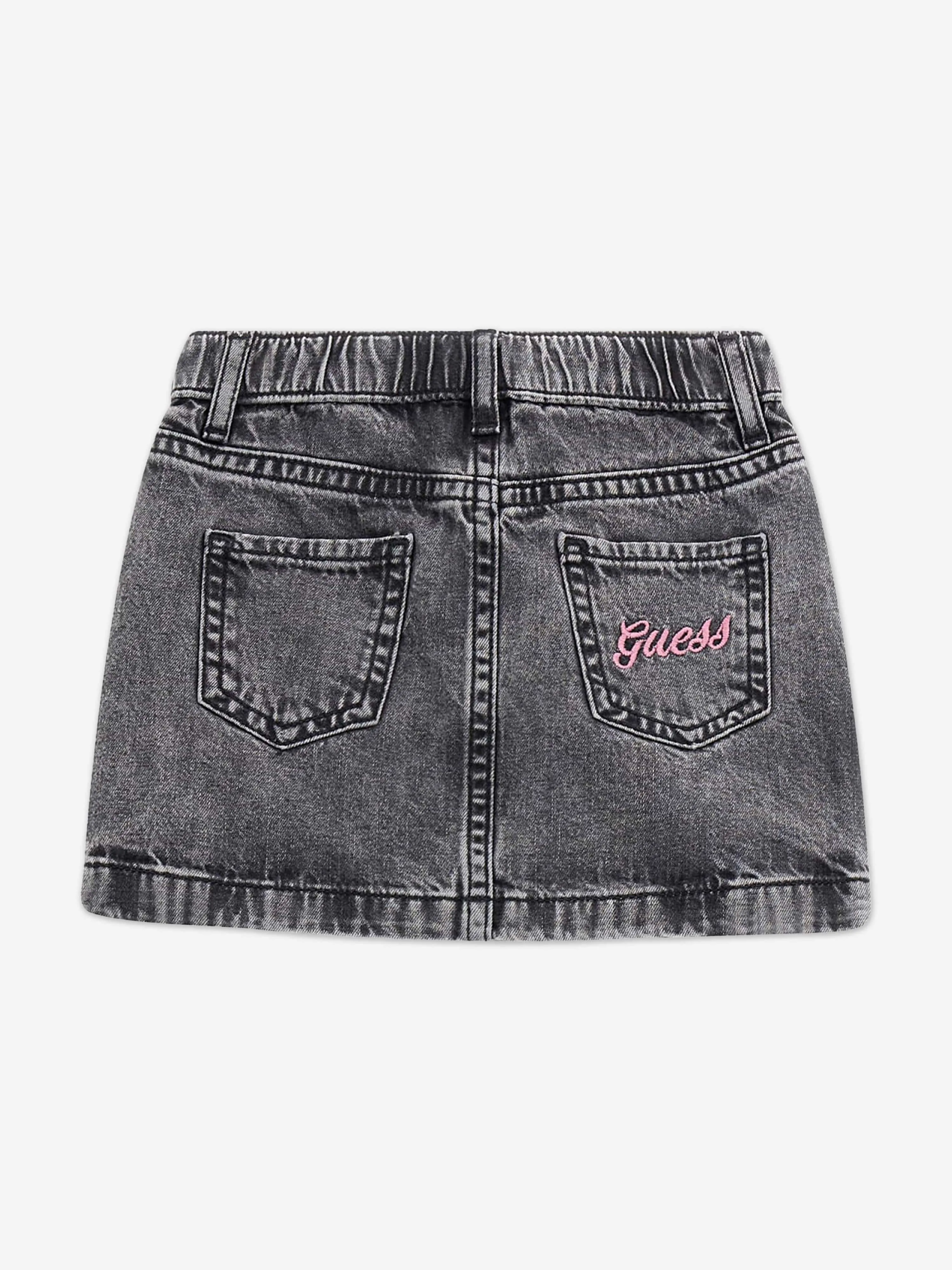 Guess Girls Denim Skirt in Grey