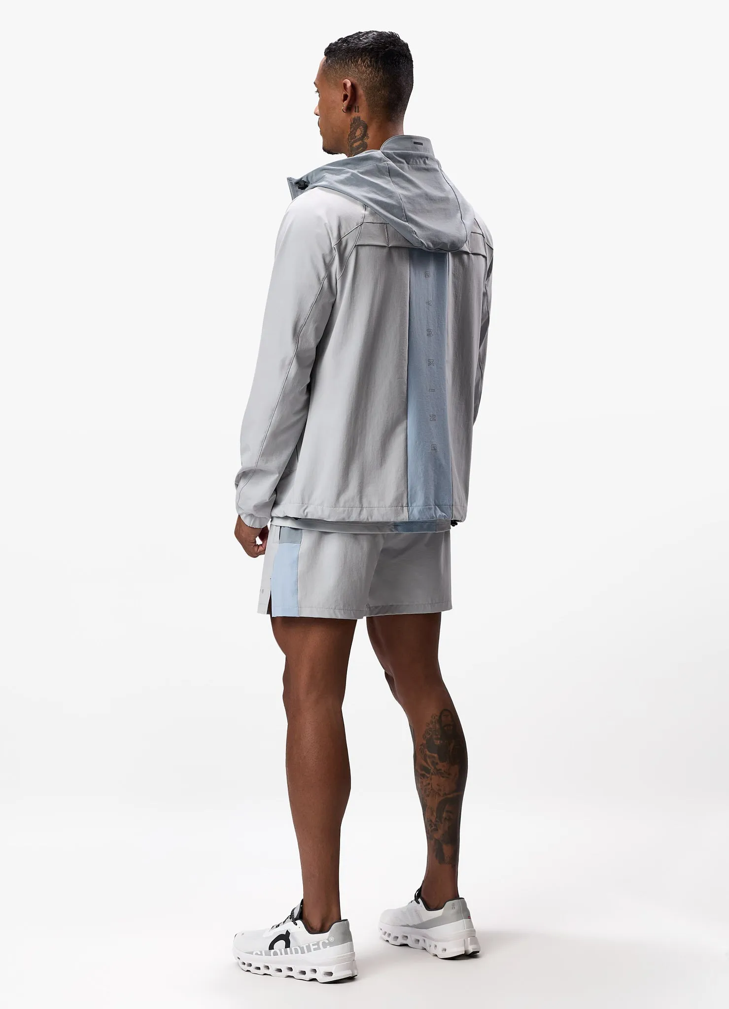 Gym King React Woven Jacket - Light Grey