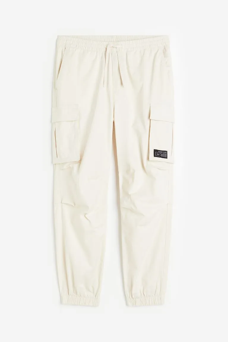 H&M Loose Fit Cotton Cargo Pants