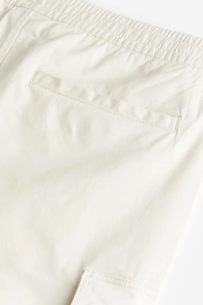 H&M Loose Fit Cotton Cargo Pants