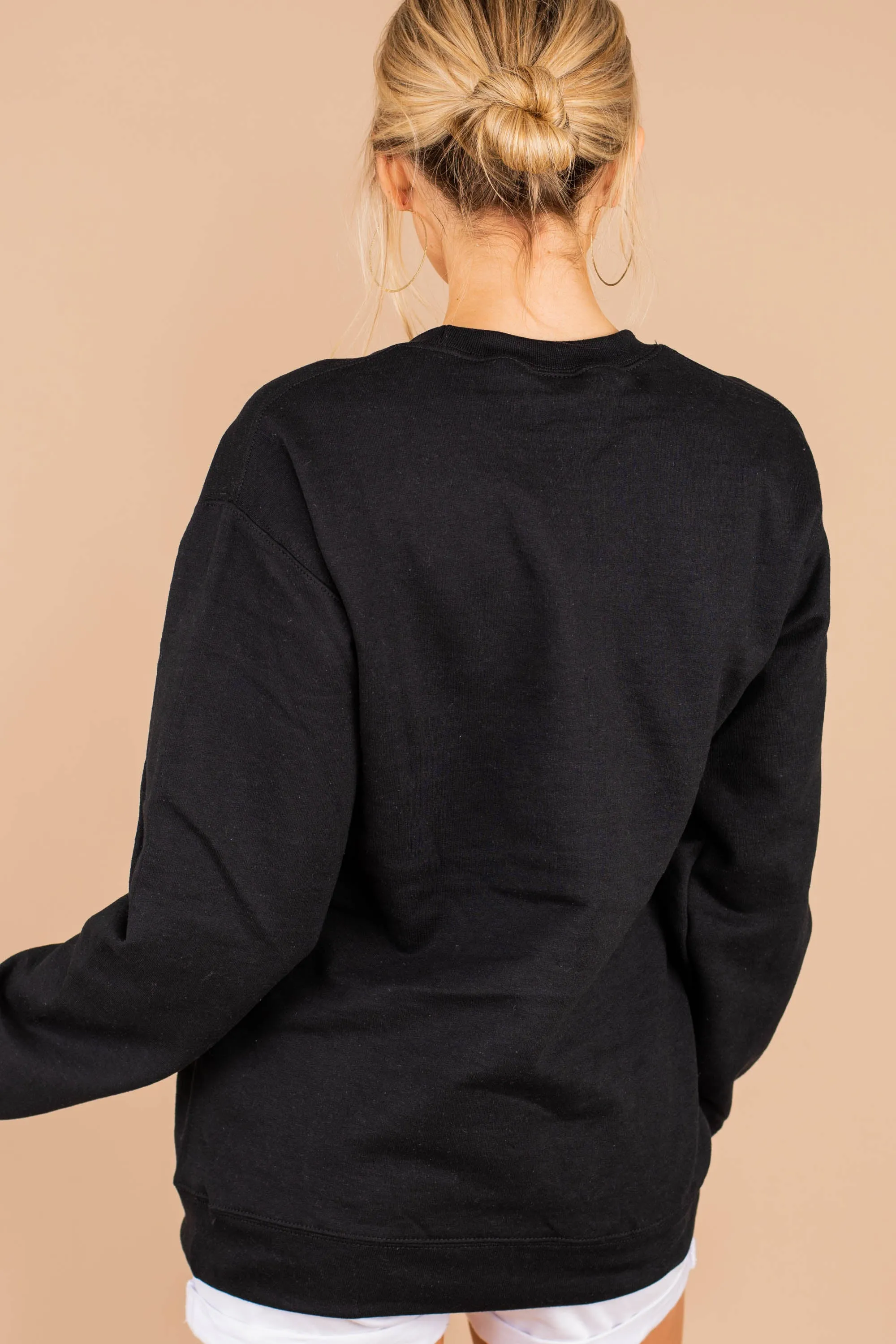 Homebody Black Graphic Sweatshirt