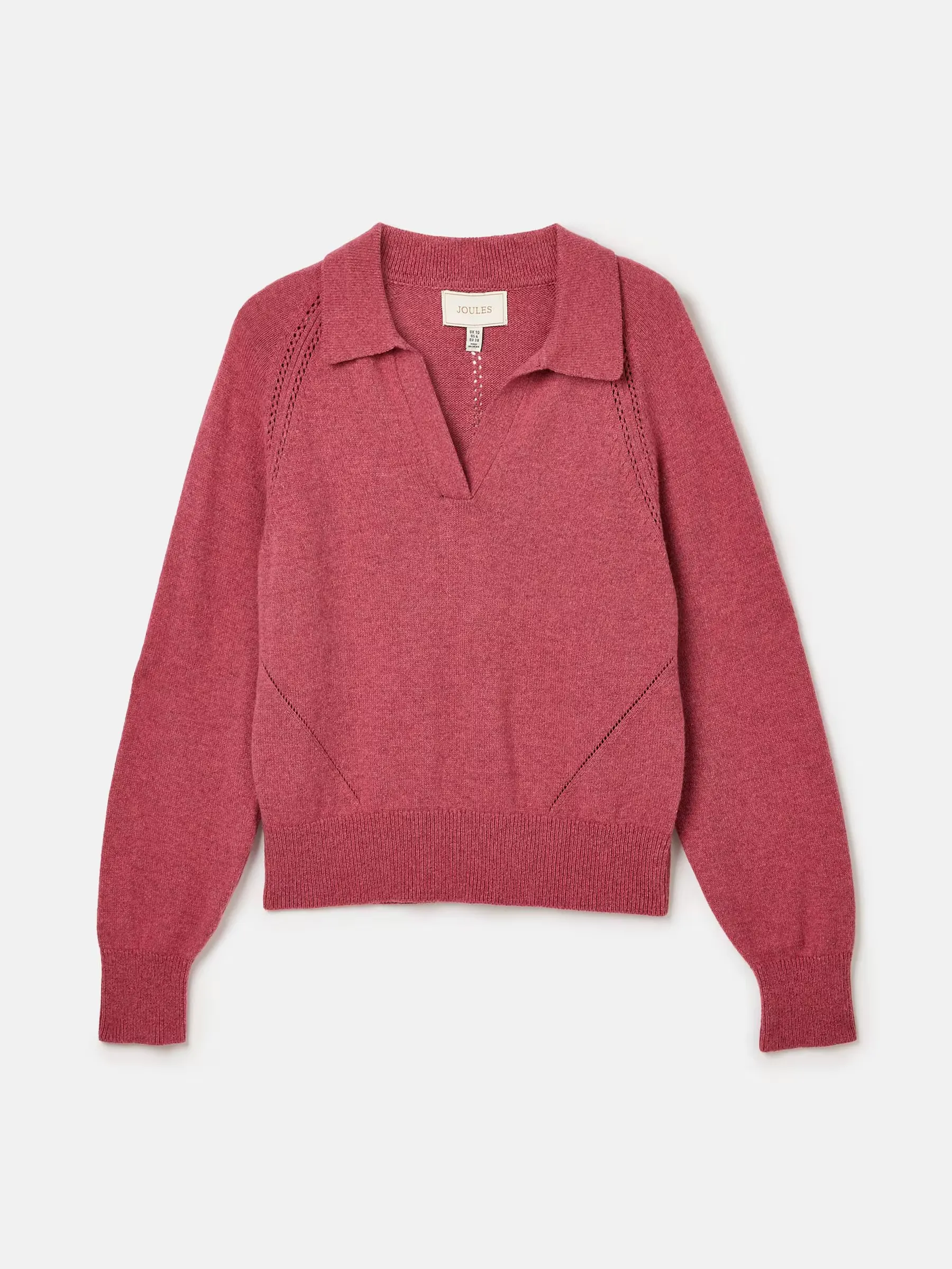 Joules Mia Collared Pointelle Jumper