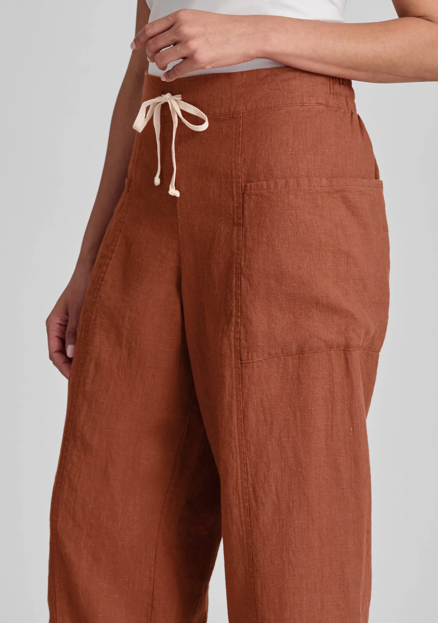 Keen Pant - Linen Drawstring Pants