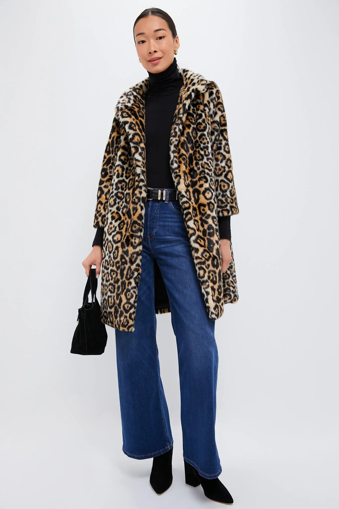 Leopard Vegan Fur Coat