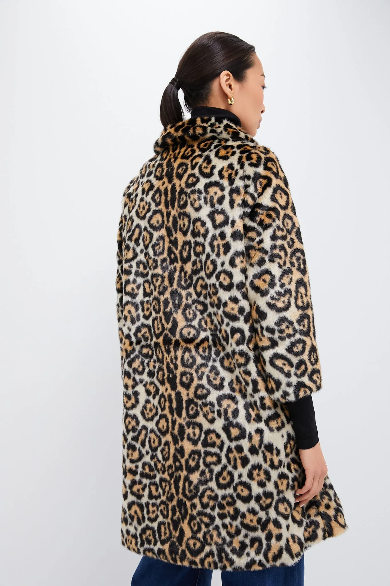 Leopard Vegan Fur Coat