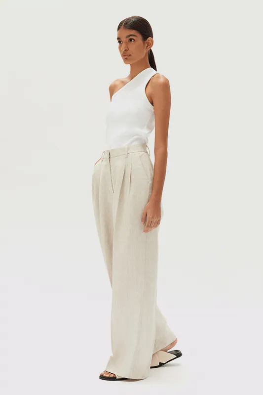 Maeve Linen Pants - Oat