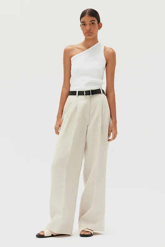 Maeve Linen Pants - Oat