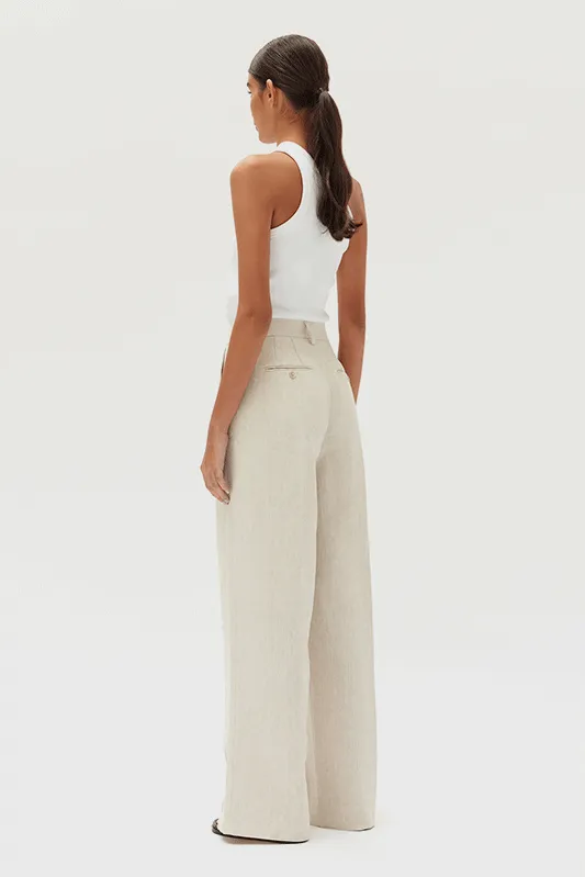 Maeve Linen Pants - Oat