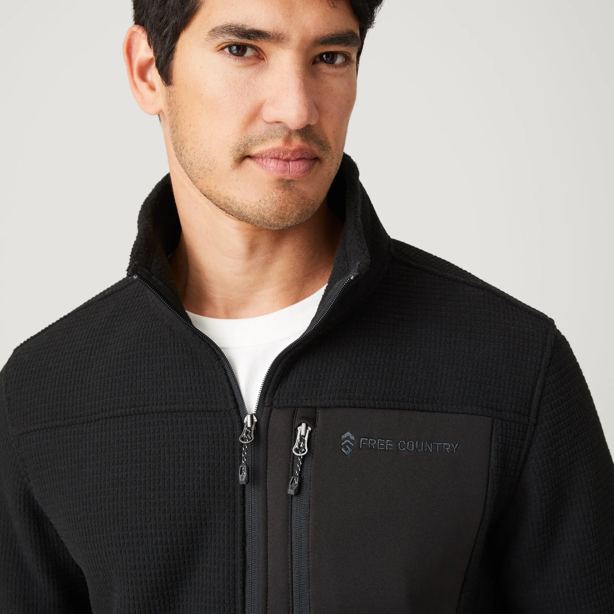 Men's Dire Wolf II Grid Fleece Jacket