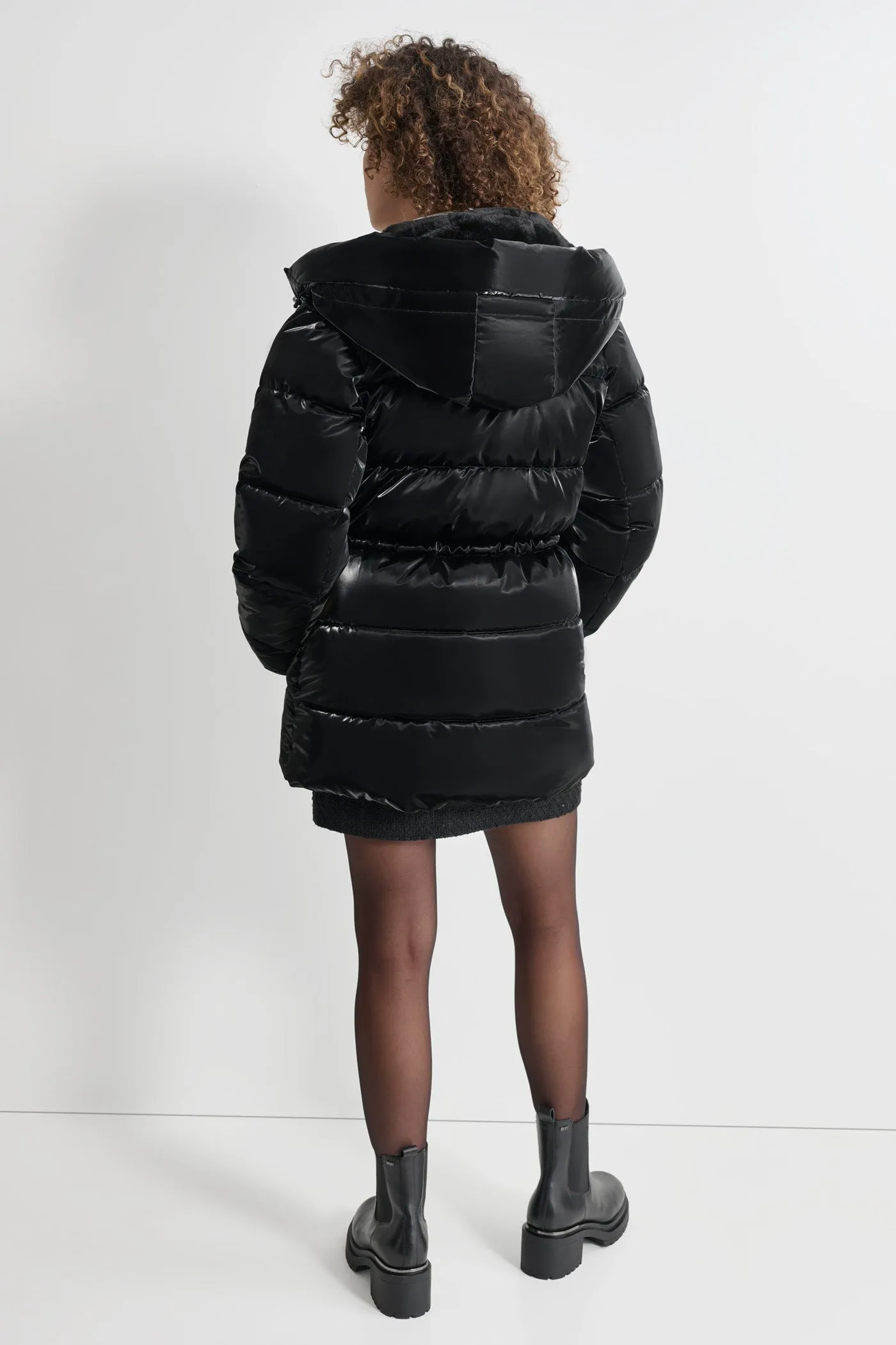 MID LENGTH LUSH PUFFER JACKET