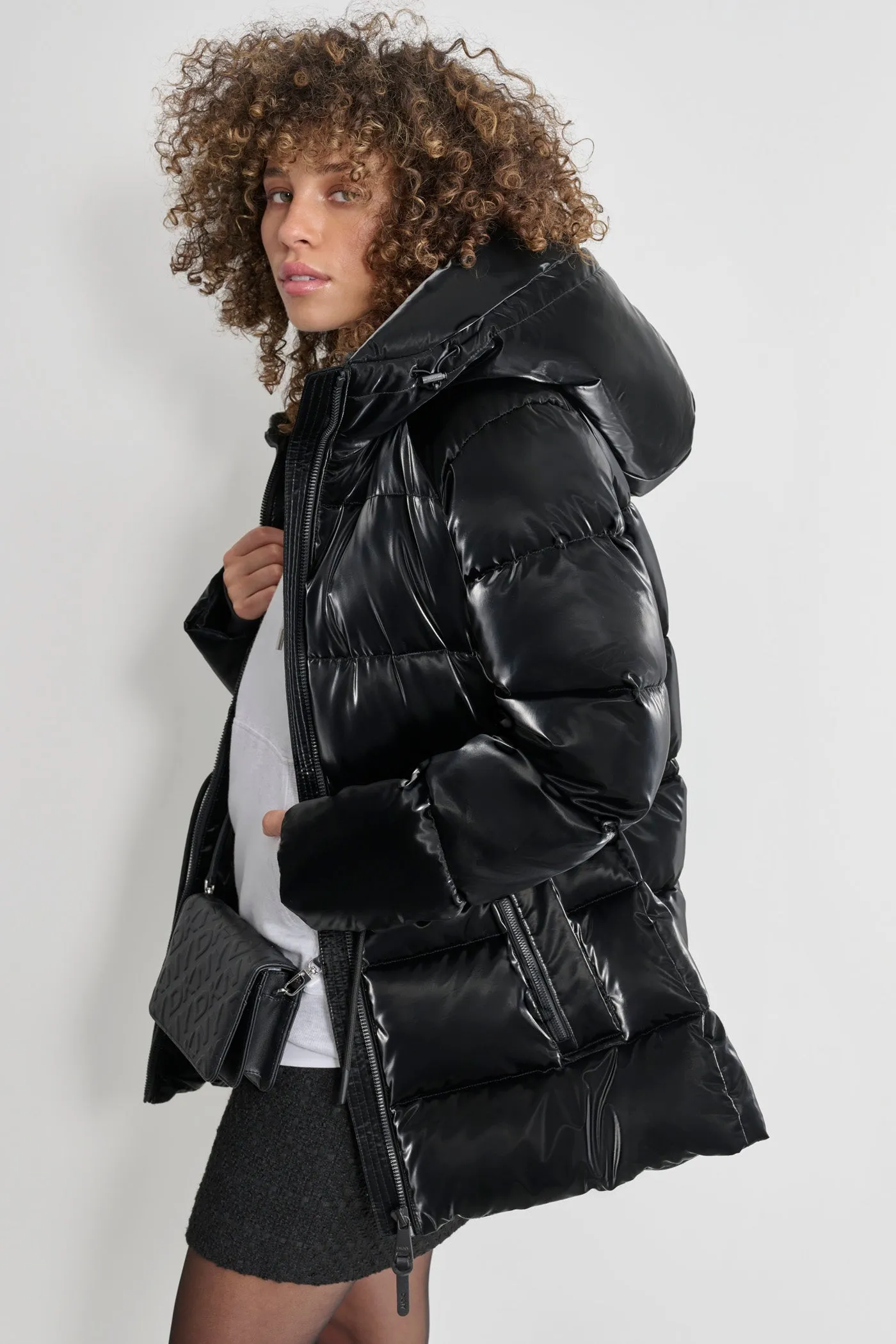 MID LENGTH LUSH PUFFER JACKET