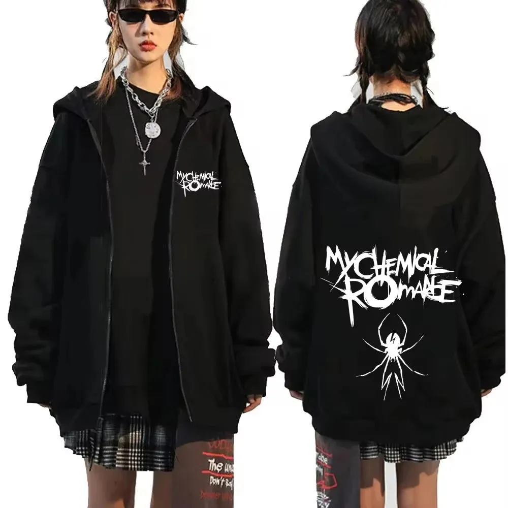 My Chemical Romance Zipper Hoodie – F0or the Misfits, the Dreamers, and the Rebels