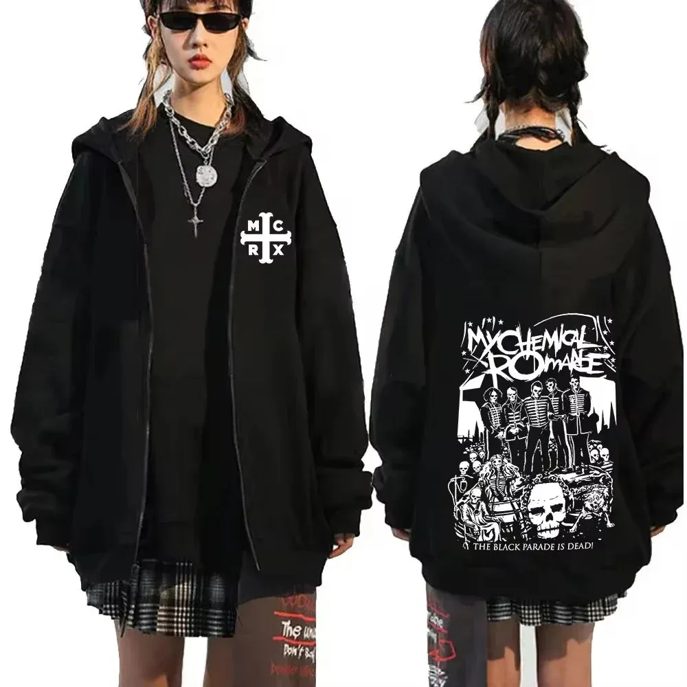 My Chemical Romance Zipper Hoodie – F0or the Misfits, the Dreamers, and the Rebels