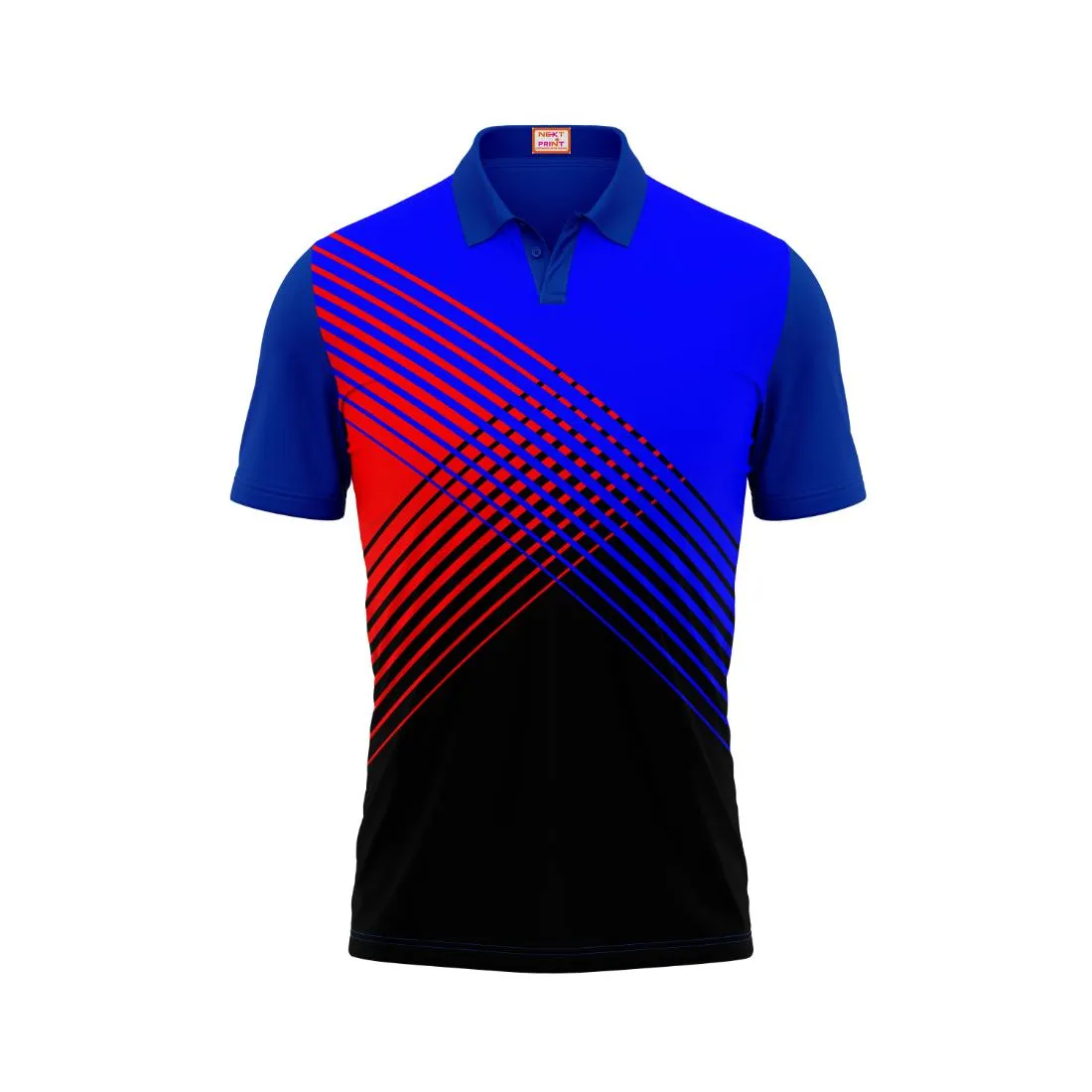 Next Print Customized Polo Neck Royal Blue Jersey NPTS20