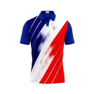 Next Print Customized Polo Neck Royal Blue Jersey NPTS40