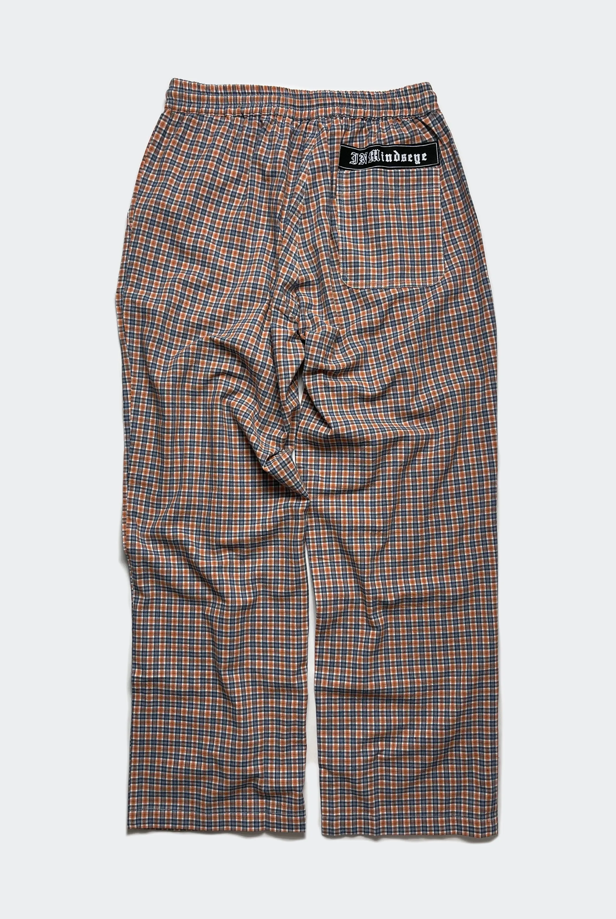 PJ HARVEY PANTS / ORANGE CHECK