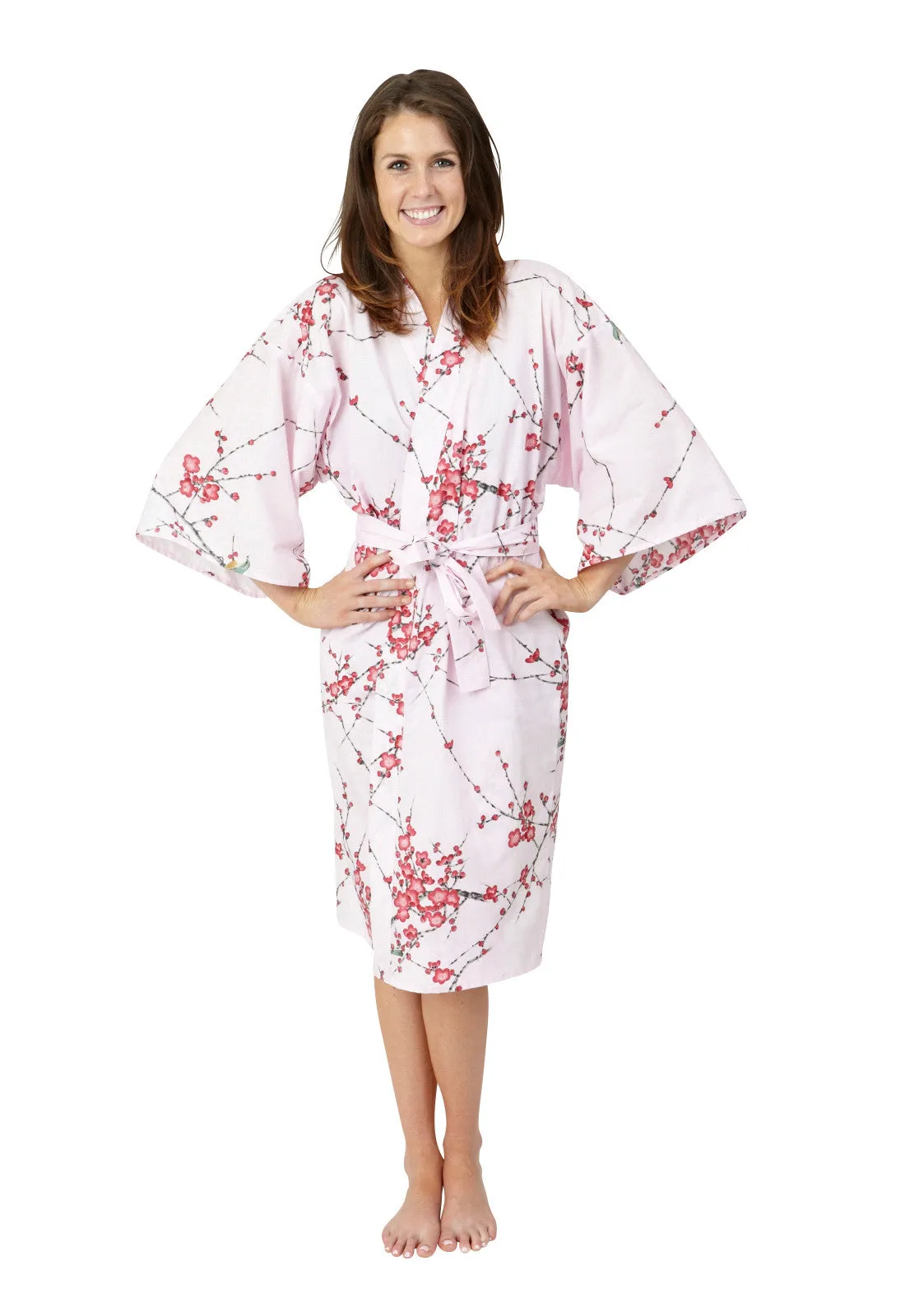 Plum & Warbler Short Cotton Kimono - New Larger Size