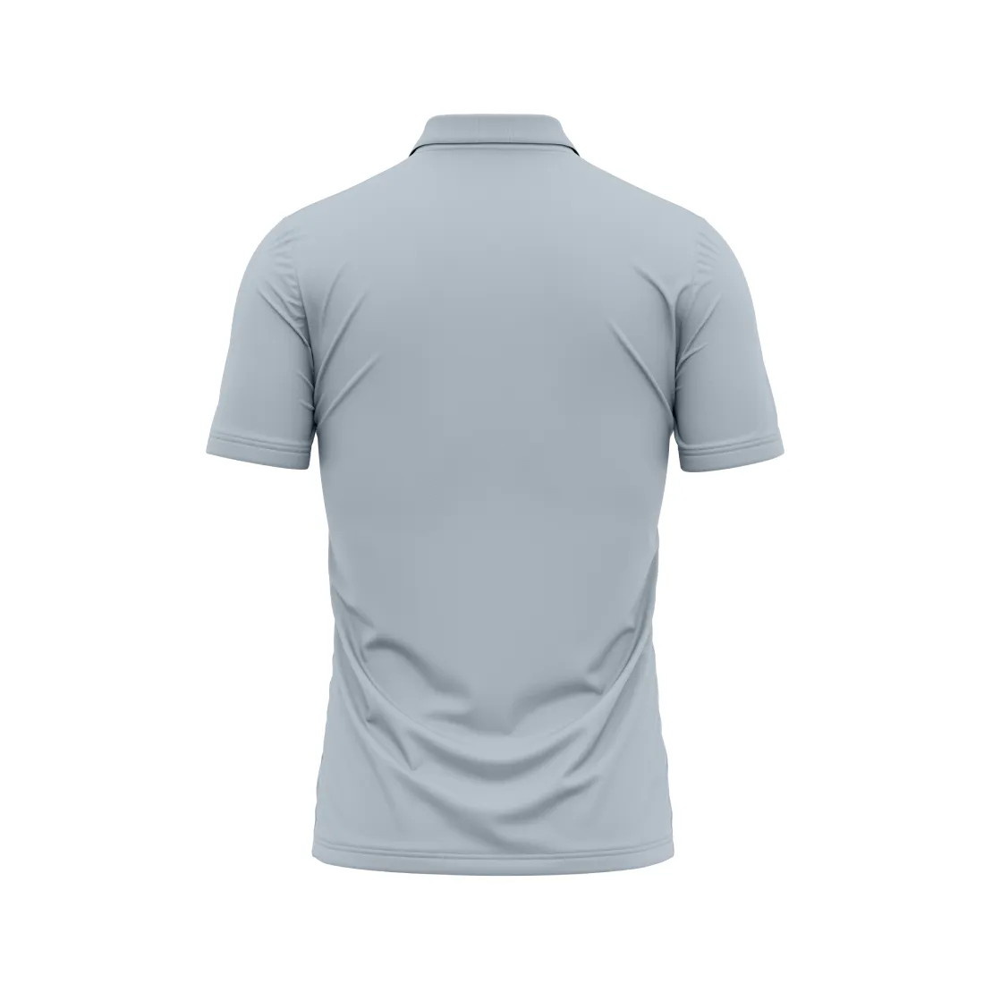 Polo Neck Printed Jersey Grey NP0035