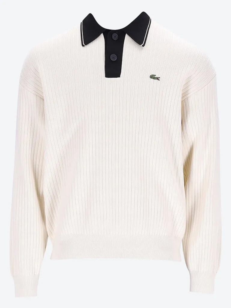 Polo relaxed fit sweater