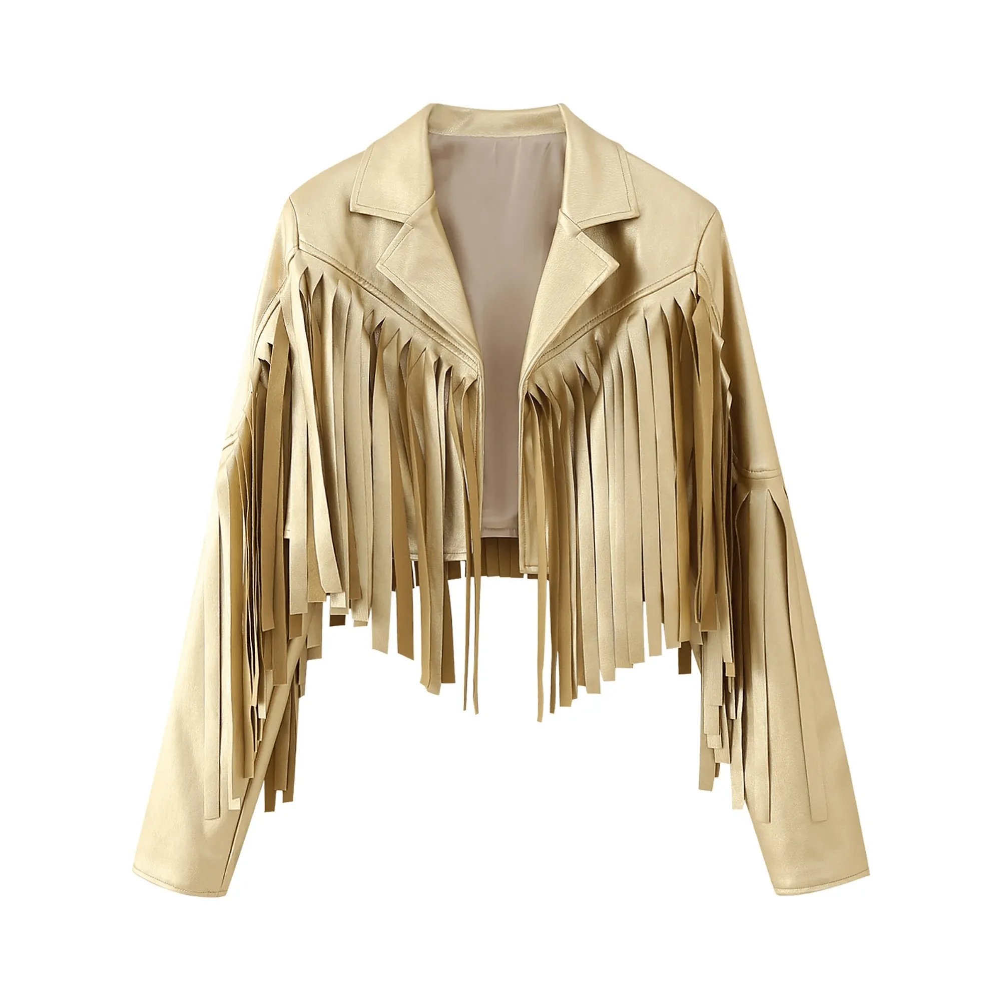 Pre Order:  Fringed Loose Fit Short Jacket