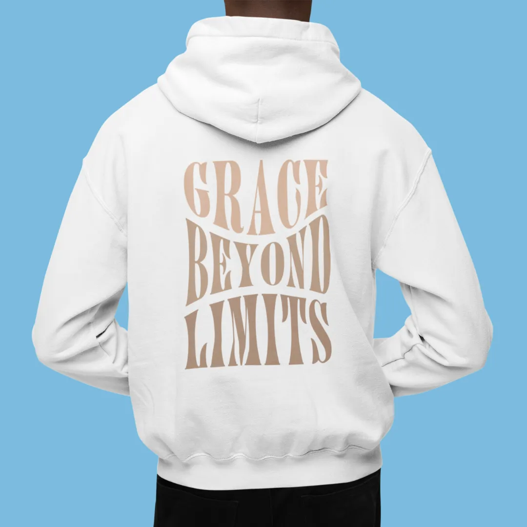 "Infinite Grace" Hoodie - White/Beige