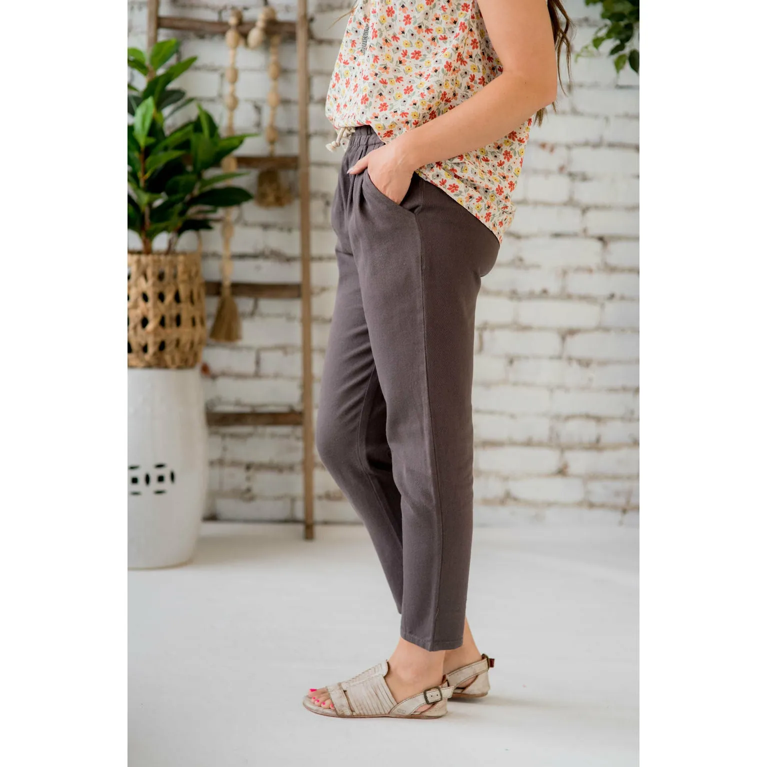 Relaxed Drawstring Detailed Bottom Pants