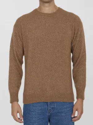 Roberto Collina Cashmere Sweater In Brown