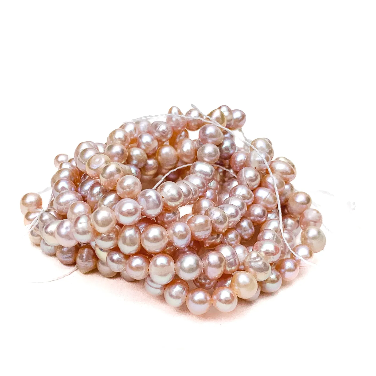 Rose Potato Freshwater Pearl Bead Strand