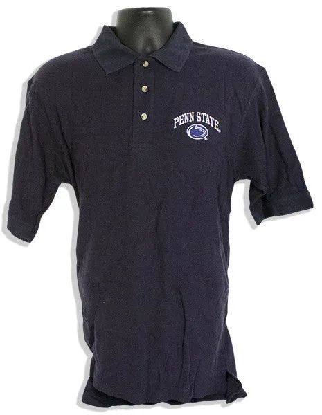 SHPS02N Golf Shirt Penn State Embroidered Navy