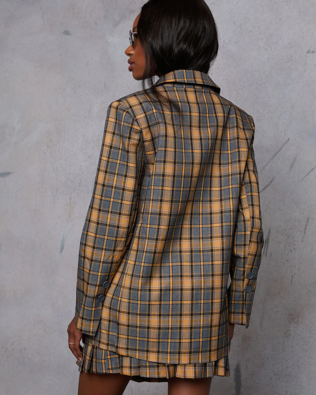 Siena Plaid Blazer