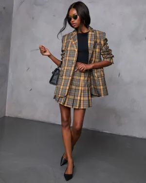 Siena Plaid Blazer