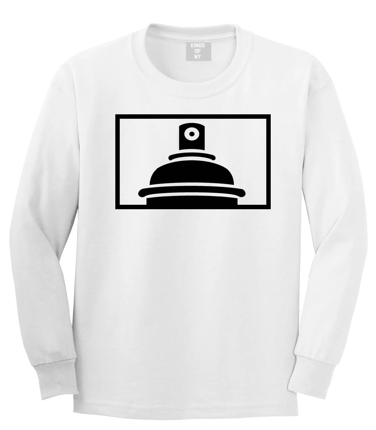 Spraycan Rectangle Logo Graffiti Long Sleeve T-Shirt