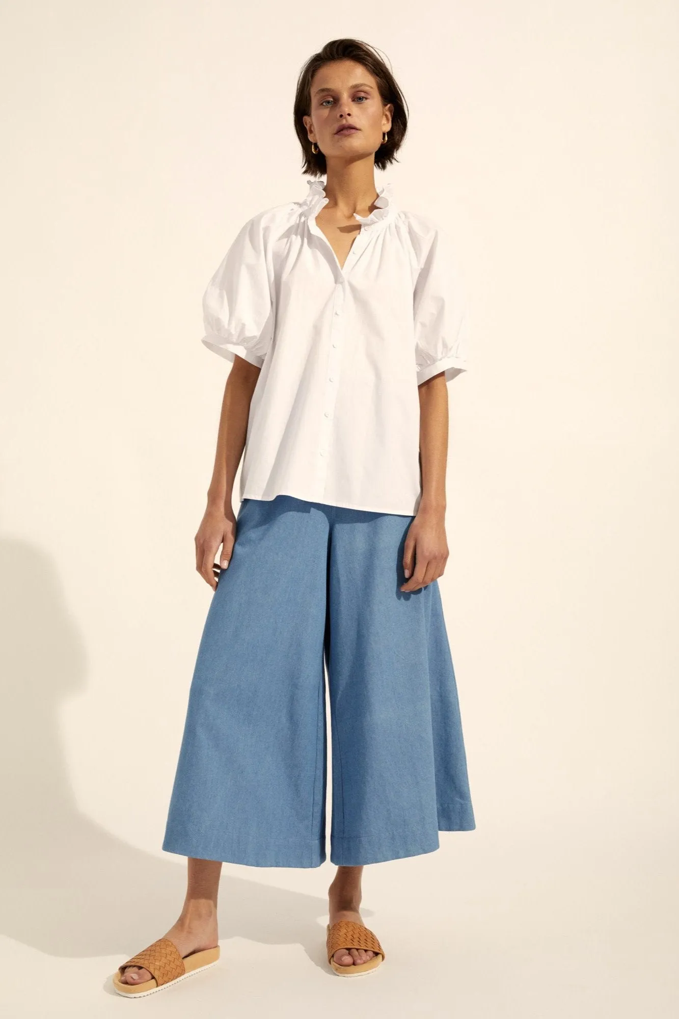 Stead Pants in Chambray