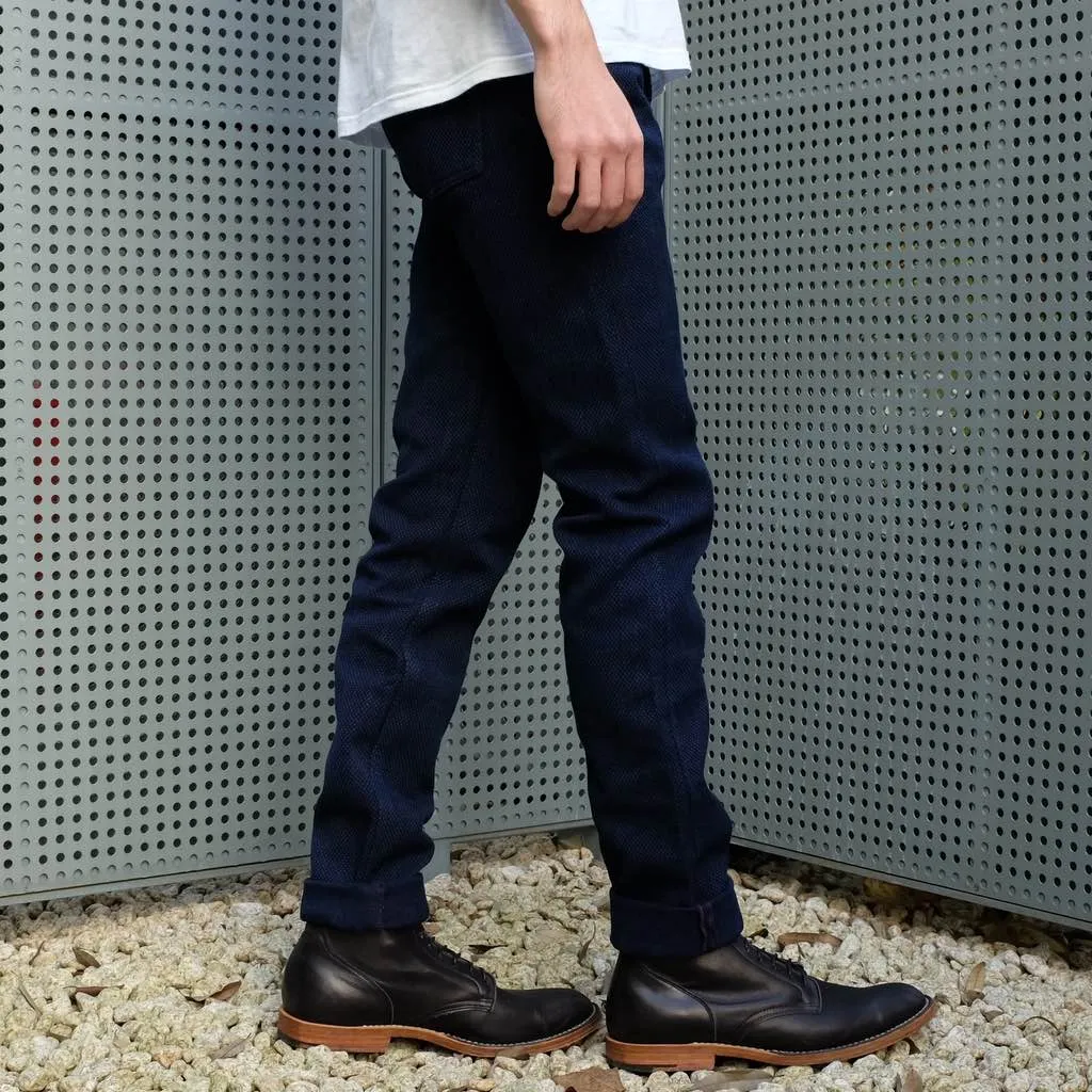 Studio D'Artisan "Kasezome" Indigo Sashiko Selvedge Pants (Relax Tapered)