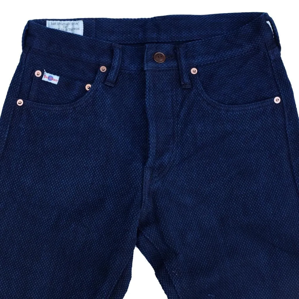 Studio D'Artisan "Kasezome" Indigo Sashiko Selvedge Pants (Relax Tapered)