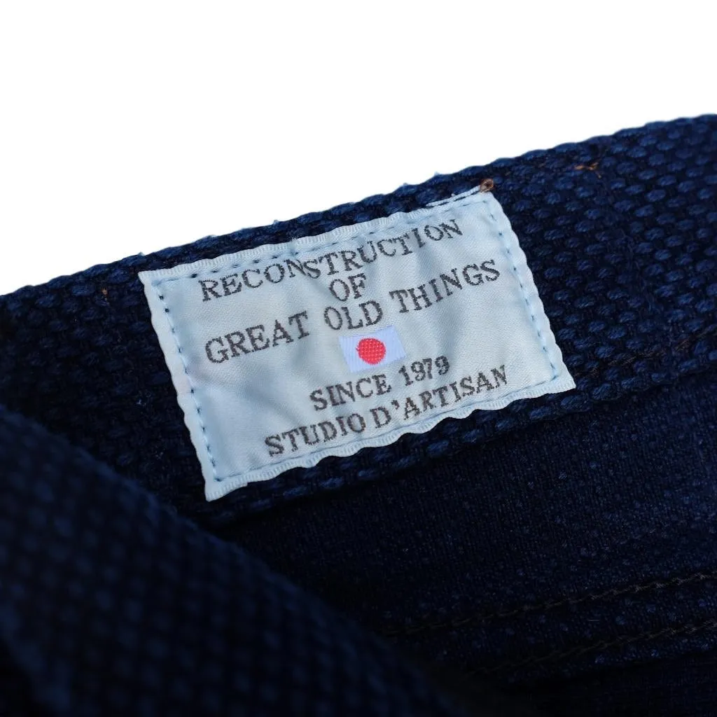 Studio D'Artisan "Kasezome" Indigo Sashiko Selvedge Pants (Relax Tapered)