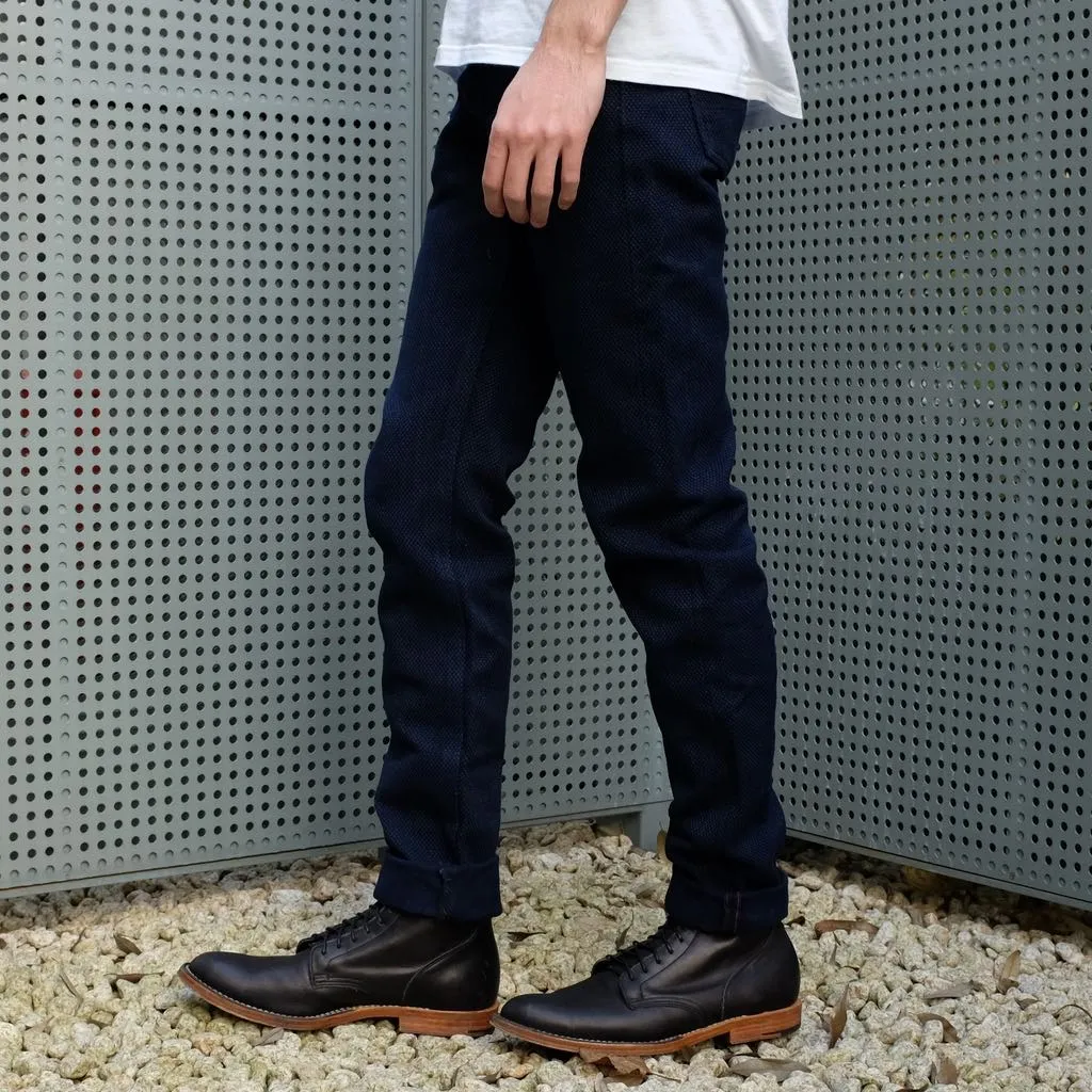 Studio D'Artisan "Kasezome" Indigo Sashiko Selvedge Pants (Relax Tapered)