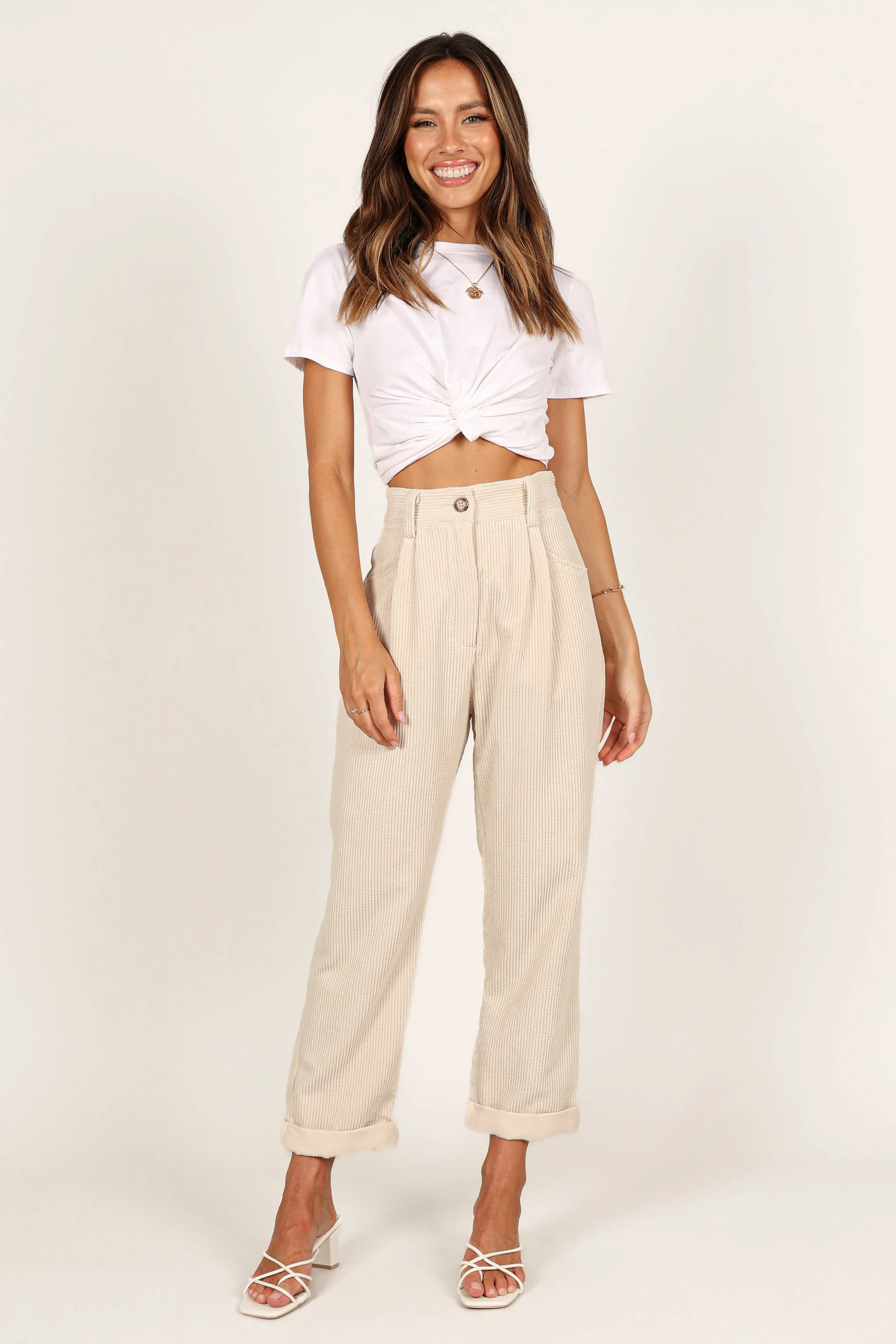 Talaren Cord Pant - Cream