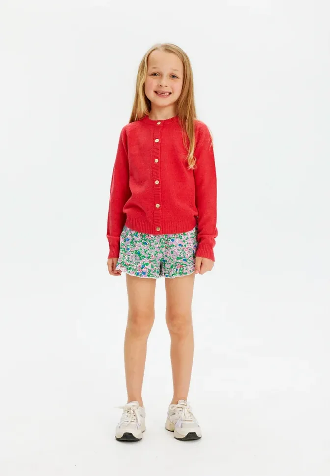 The Eve Glitter Cardigan - Gardenia - KIDS