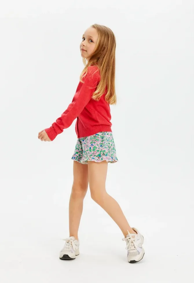 The Eve Glitter Cardigan - Gardenia - KIDS