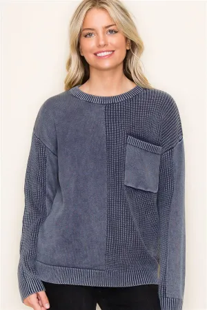 Washed Textured Sweaters - 3 Colors!